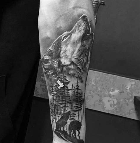 40 Crazy Wolf Forearm Tattoo Designs For Men 2024 Guide Wolf Tattoo