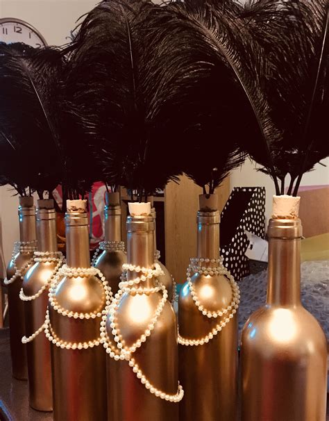 20s Gatsby Flapper Theme Wedding Or Party Centrepiece Gatsby Party