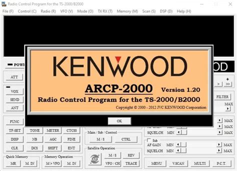 Kenwood Arcp 2000 Radio Control Software For Ts 2000 Ts 2000x Ts B2000 Mcp2000 2449 Picclick