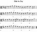 Ode to joy notes for viola | Viola music, Ode to joy, Easy piano songs
