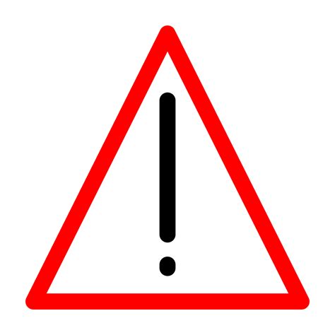 Clipart Warning Sign