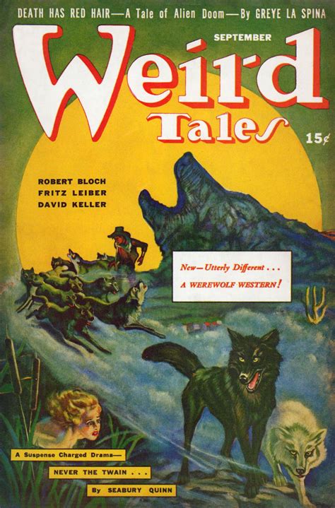 Weird Tales September 1942 Fists And 45s