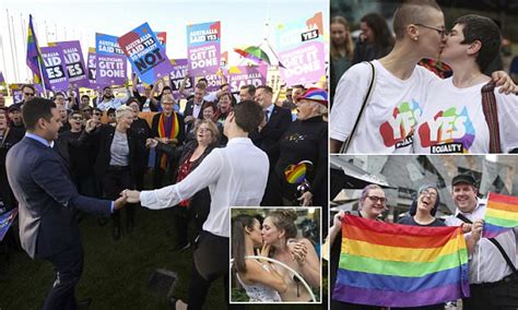 Same Sex Marriage To Be Officially Legalised In Australia Daily Mail Online