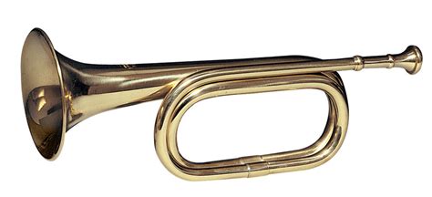 Brass Army Military Funeral Taps Cavalry B Flat Bugle 13 With