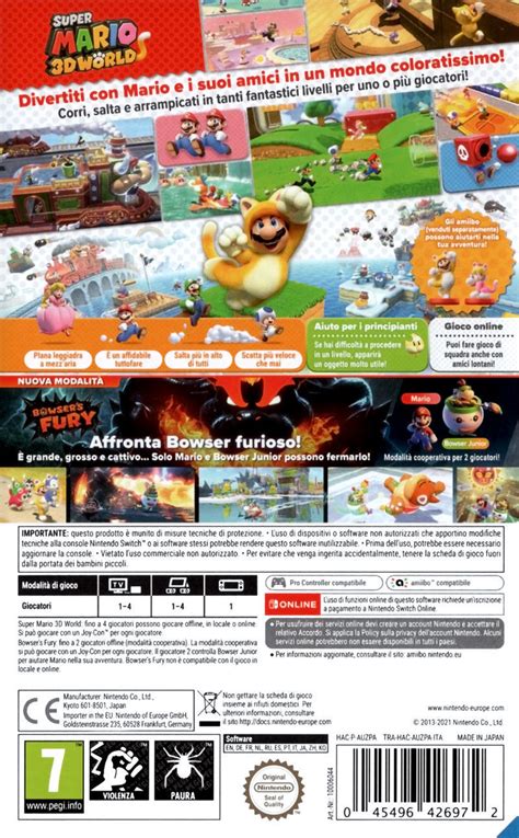 Super Mario D World Bowser S Fury Box Shot For Nintendo Switch