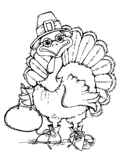 Free Printable Turkey Coloring Pages For Kids