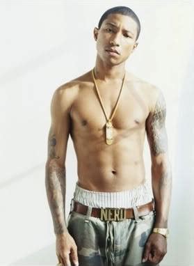 Pharrell Williams Finally Shirtless Naked Male Celebrities 99760 The
