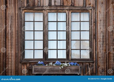 Rustic Windows Stock Photo Image Of Design Rustic Alyssum 23515774