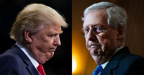 Draft Of Trump Statement Mocked Mitch Mcconnell Chin Report