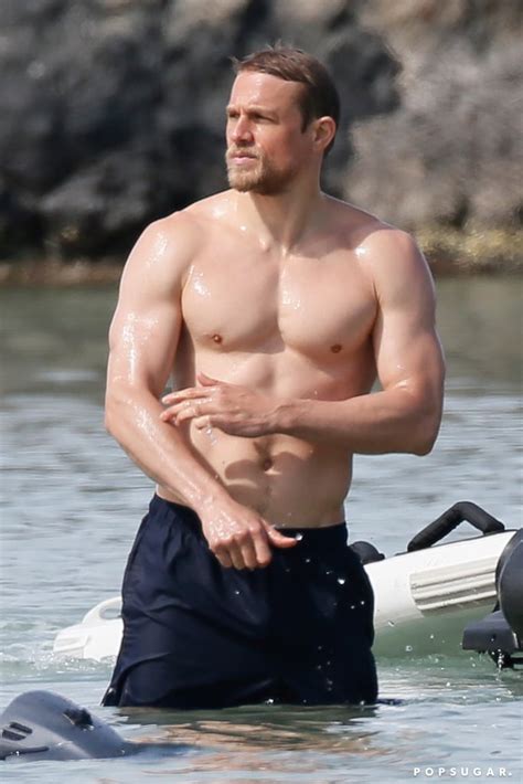Charlie Hunnam Shirtless On The Beach In Hawaii March 2018 Popsugar Celebrity Photo 20