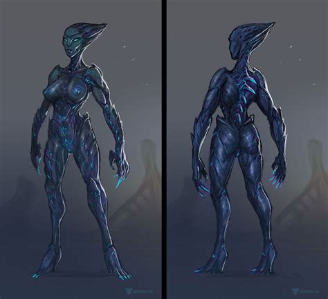 Alien Female Back Front Comm By Neurodyne Hentai Foundry