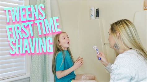 Tweens First Time Shaving Family Vlogs Youtube
