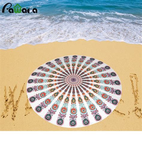 Mandala Round Beach Throw Tapestry Hippy Boho Gypsy Chiffon Tablecloth