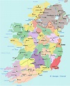Printable Map Of Ireland With Cities