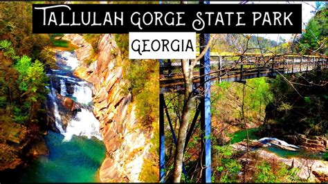 Tallulah Gorge State Park Georgia Hiking Hurricane Falls
