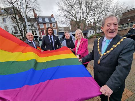 council flies the rainbow flag for lgbt history month wolverhampton labour group