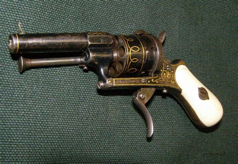 Belgian Pinfire Double Action Revolver For Sale
