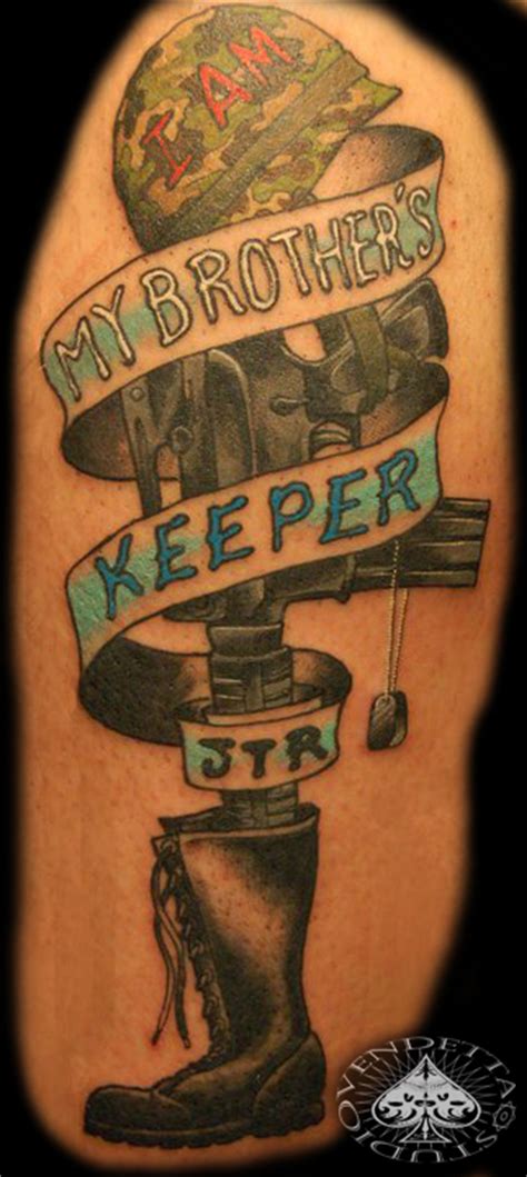 My Brothers Keeper Tattoo By Thevendettastudio On Deviantart