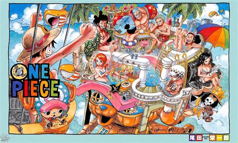 One Piece Manga Cover Wallpaper
