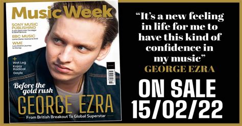 George Ezra Stars On The Cover Of The New Music Week Media Music Week