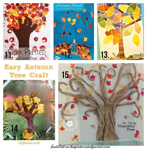 20 Fall Tree Arts And Crafts Ideas For Kids The Pinterested Parent
