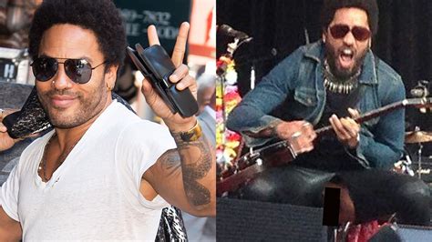 Lenny Kravitz Exposes Junk After Leather Pants Rip Open Photo