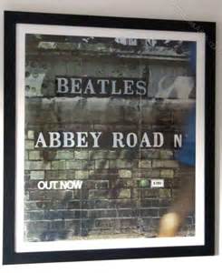 Antiques Atlas Rare Beatles Promo Poster For Abbey Road