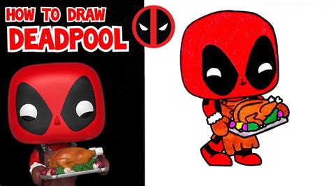 How To Draw Thanksgiving Deadpool Funko Pop Youtube