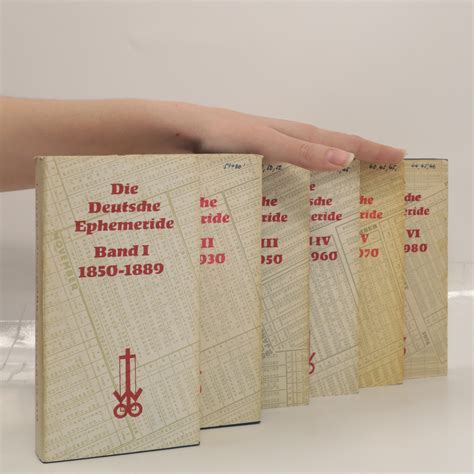 Die Deutsche Ephemeride Band 1 1850 1889 Band 2 1890 1930