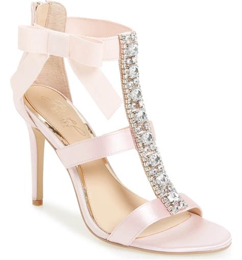 Jewel Badgley Mischka Henderson Embellished Bow Sandal Women