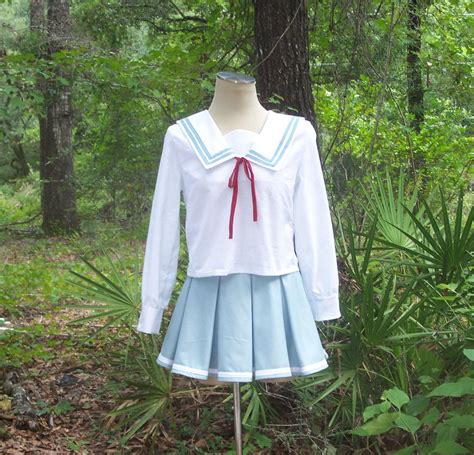 Anime School Uniform Custom Seifuku For Anime Cosplay Etsy