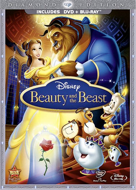 Beauty And The Beast Dvdblu Ray Edizione Regno Unito Amazonit