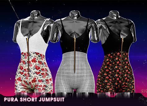 Pura Short Jumpsuit Ts4 Iconic The Sims 4 Cc Creator