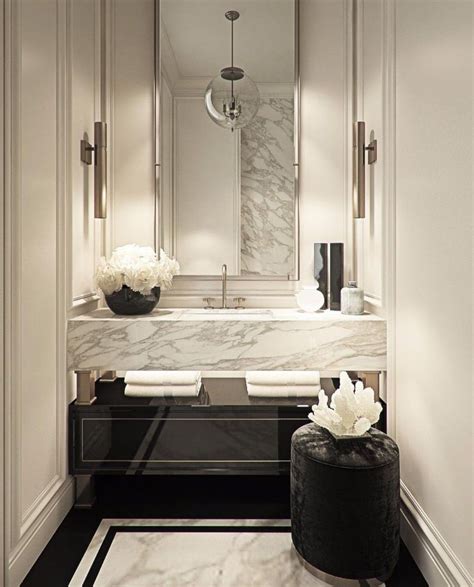 10 Modern Powder Bathroom Ideas Decoomo