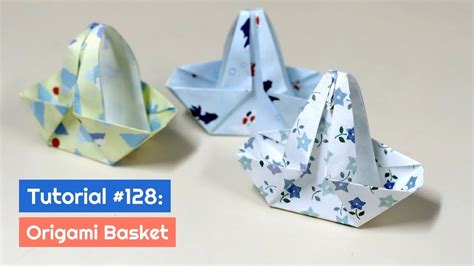 Diy Origami Basket Tutorial The Idea King Tutorial 128 Youtube
