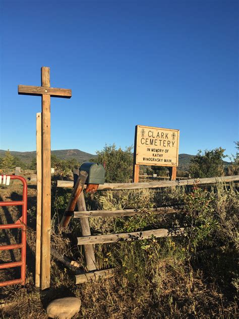 Clark Cemetery In Clark Colorado Find A Grave Cemetery