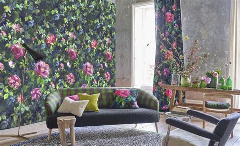 Tapestry Flower Wallpaper Panels Designers Guild