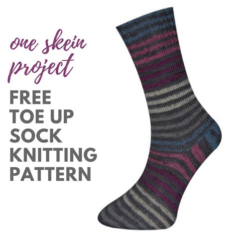 Basic Toe Up Socks Free Knitting Pattern — Blognobleknits