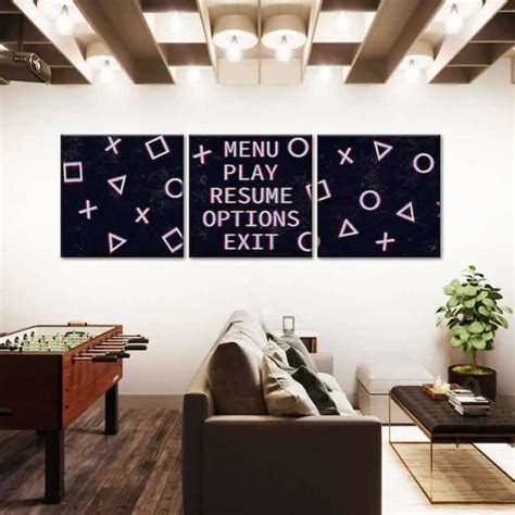 Game Room Inspired Wall Arts