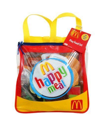 Nedia home jaxojoy pretend play food set deluxe kids children durable beautiful toy food assortment. McDonald's Happy Meal Tote by McDonalds. $19.19. McDonalds ...