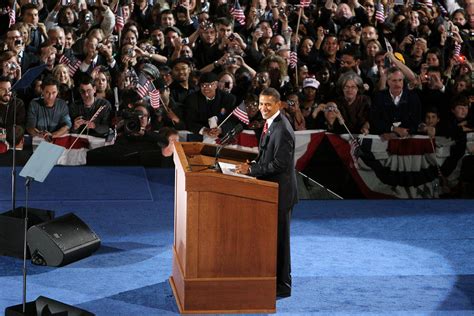 10. Barack Obama Delivers Grant Park Victory Speech - Chicago Magazine