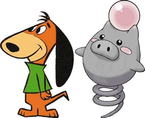 Augie Doggie With Spoink By Animaltoonstudios20 On Deviantart