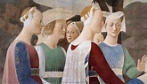 2a. Procession of the Queen of Sheba (detail) (11), 1452 by Piero Della ...