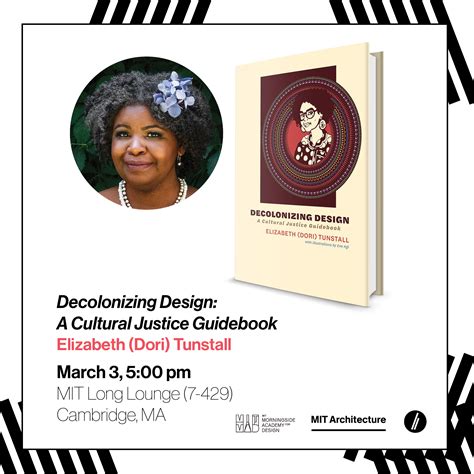 book launch dori tunstall decolonizing design with holly harriel in person mit press
