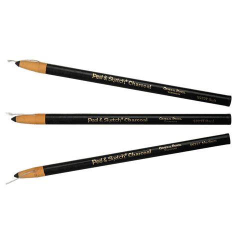 Generals Peel And Sketch Charcoal Pencils