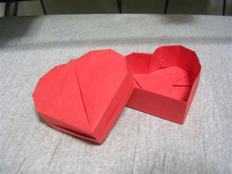 Origami Bild Origami Box With Heart