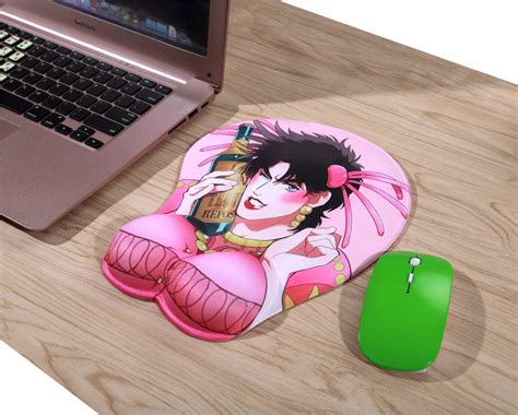 Fffas Anime Joseph Joestar 3d Wrist Rest Mouse Pad Mat Jojo S Bizarre Adventure Mousepad For