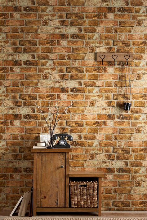 Fake Brick Wallpaper Room