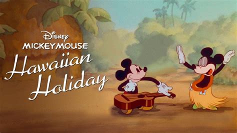 Hawaiian Holiday 1937 Disney Mickey Mouse Cartoon Short Film Youtube