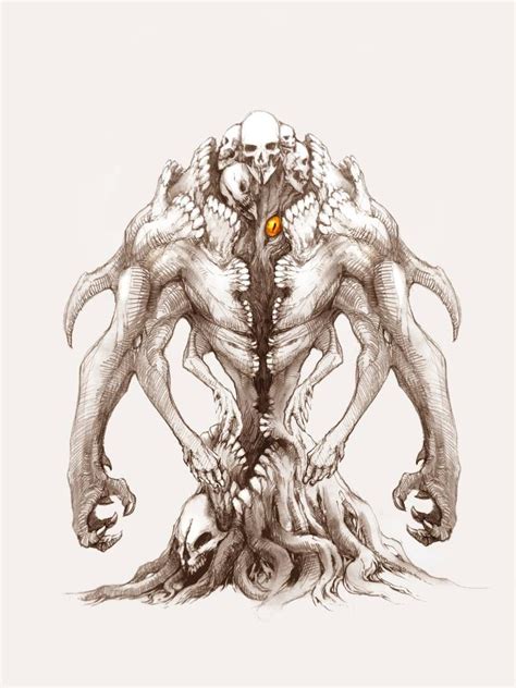 Eldritch God By Basilisk193 On Deviantart Monster Concept Art Fantasy